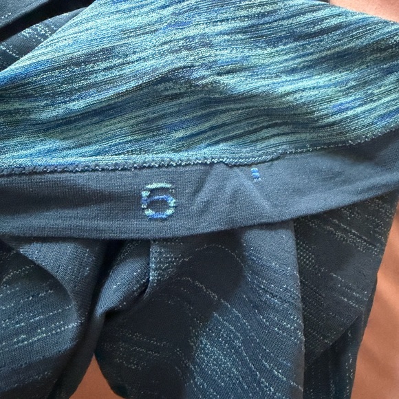 Lululemon Swiftly Tech Short Sleeve 2.0 Chroma Check Mineral Blue Size 6 - Picture 5 of 5